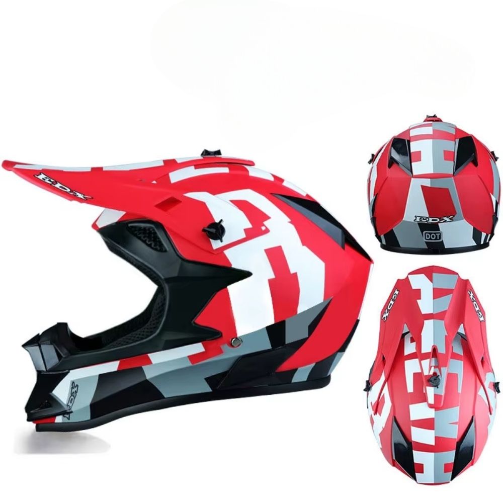 Casque Moto Cross Inferno – Légèreté, Sécurité & Style Agressif