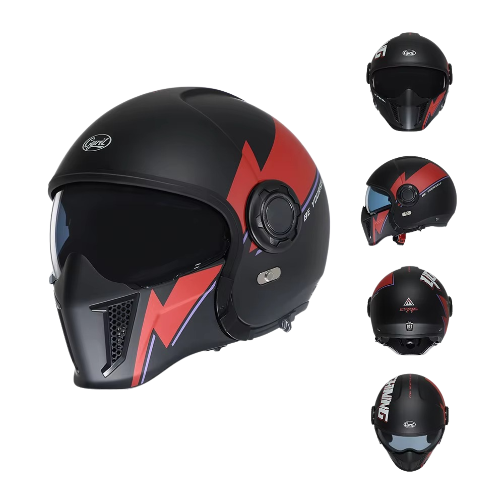 Casque Modulable Moto Homme-Femme VERSATIS – Polyvalence, Homologué ECE