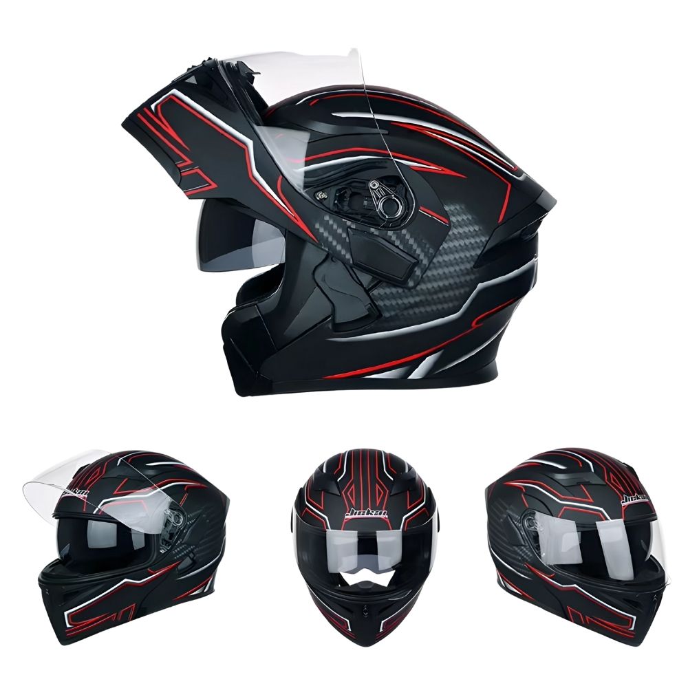 Casque Moto Modulable IronGuard – Double Visière Antibuée – Homologué ECE