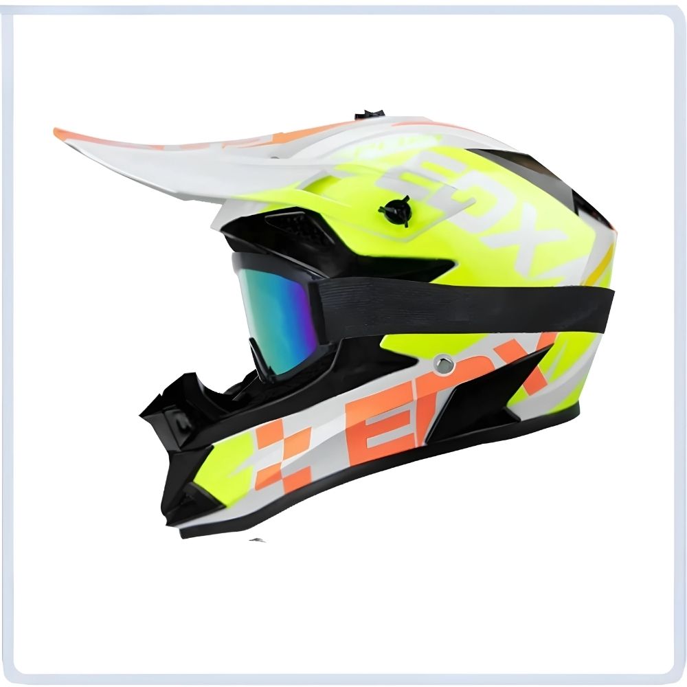 Casque Moto Cross Inferno – Légèreté, Sécurité & Style Agressif