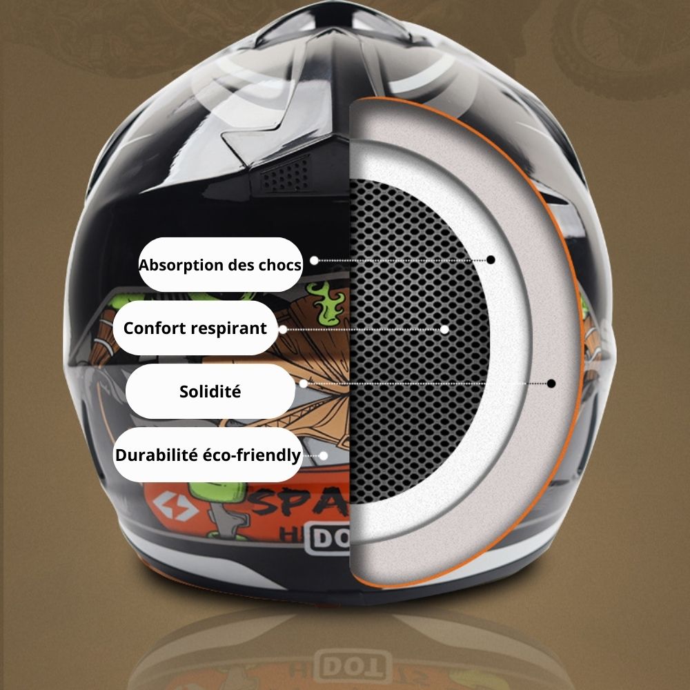 Casque Moto Enfant Homologué – WildRush Kid
