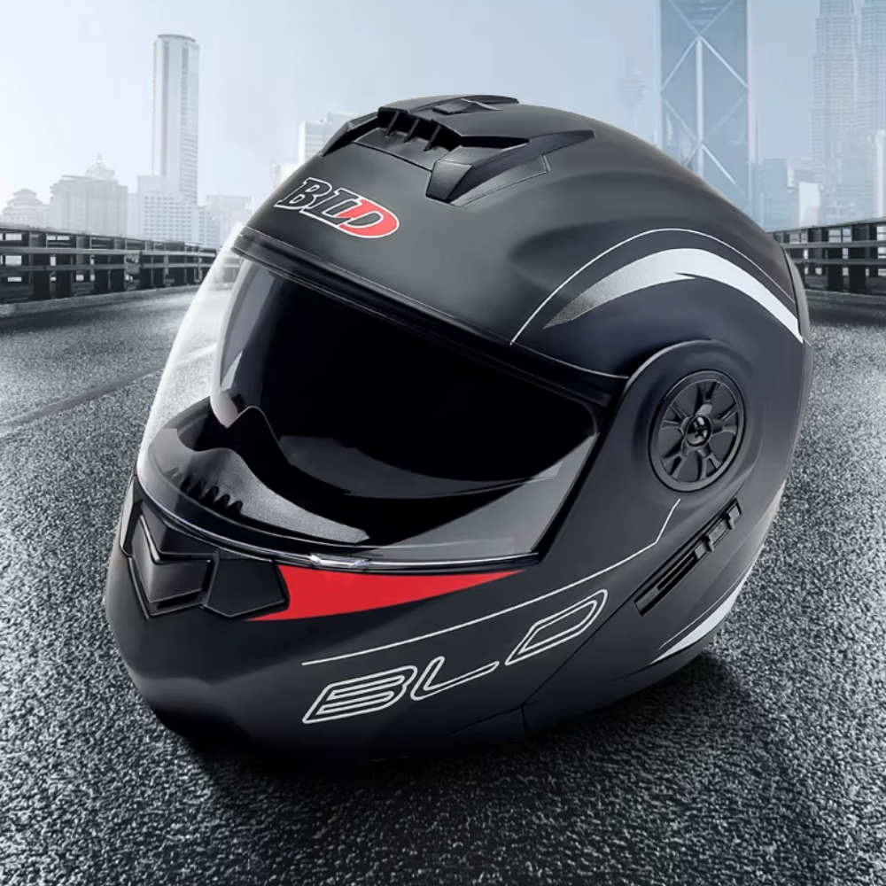 Casque Moto Modulable UNYX™ – Double Visière Anti-Buée & Homologué ECE – Sécurité et Confort Universel