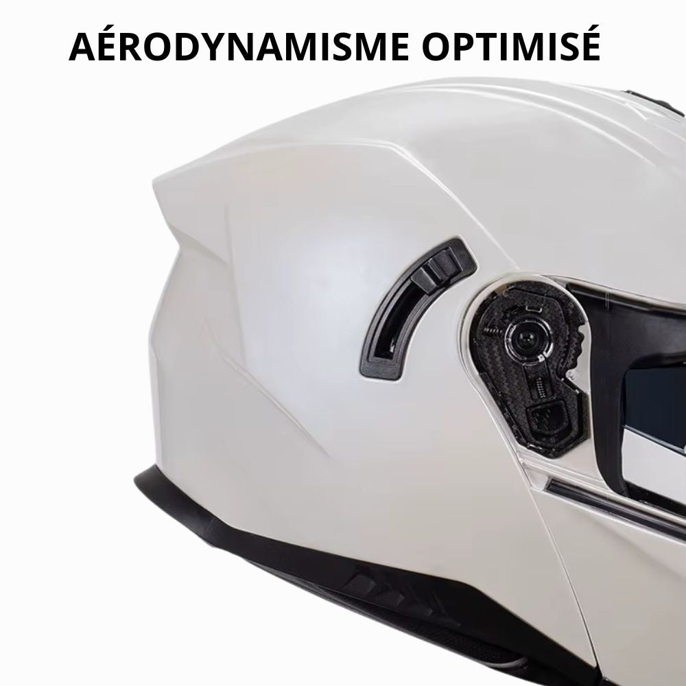 Casque Moto Modulable PROTEK™ – Double Visière, Homologué ECE – Confort, Silence et Protection