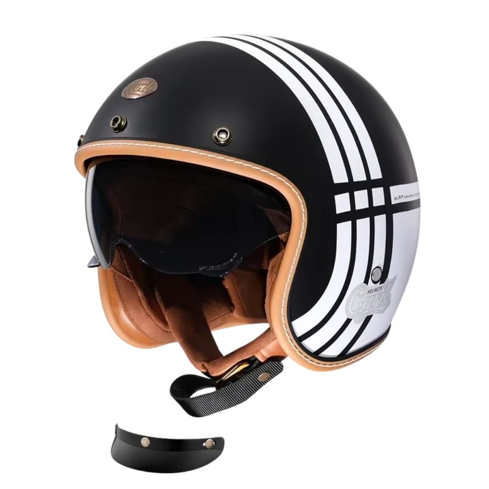 Casque Moto Jet RetroRide Homme – Femme / Homologué ECE
