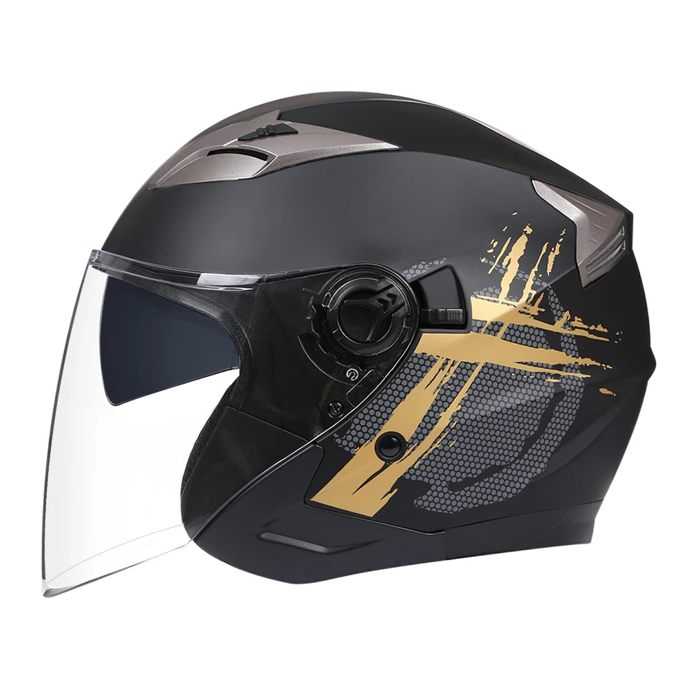 Casque Scooter Urban Spirit Homme-Femme – Homologué ECE | Double Visière & Léger