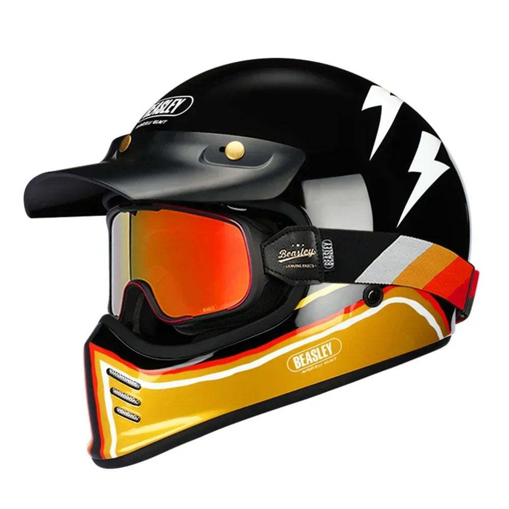 Casque Moto Intégral Homme-Femme | Homologué ECE – GoldRider™