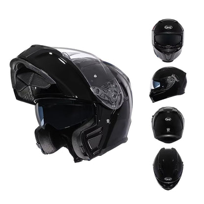 Casque Moto Modulable NEXORA™ – Double Visière Homologué ECE – Protection & Style Urbain Homme-Femme