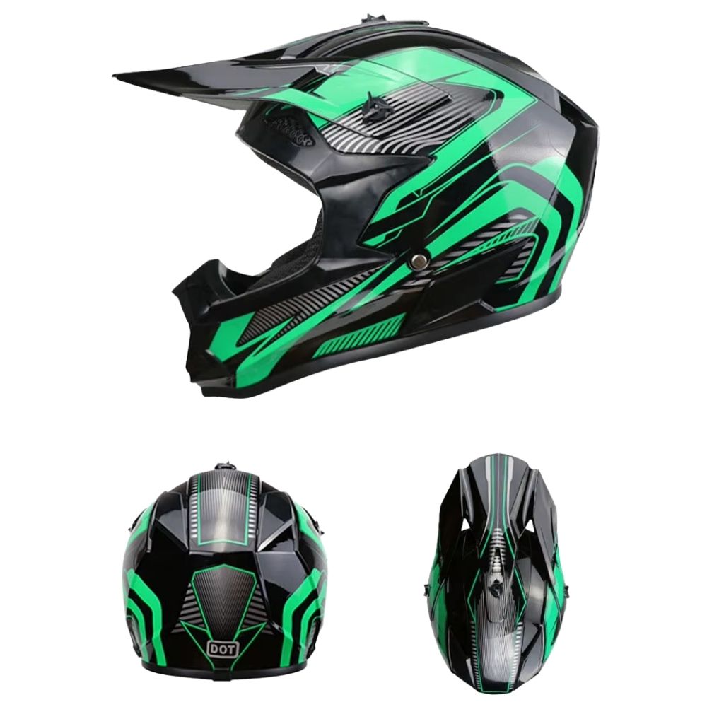 Casque Moto Cross Inferno – Légèreté, Sécurité & Style Agressif