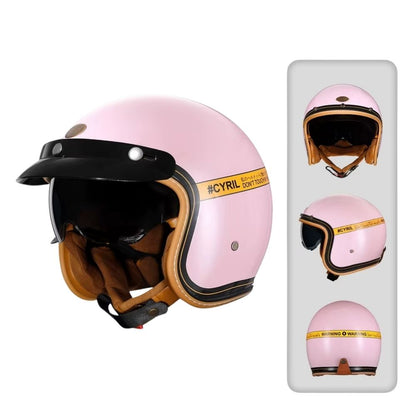 Casque Moto Jet RetroRide Homme – Femme / Homologué ECE