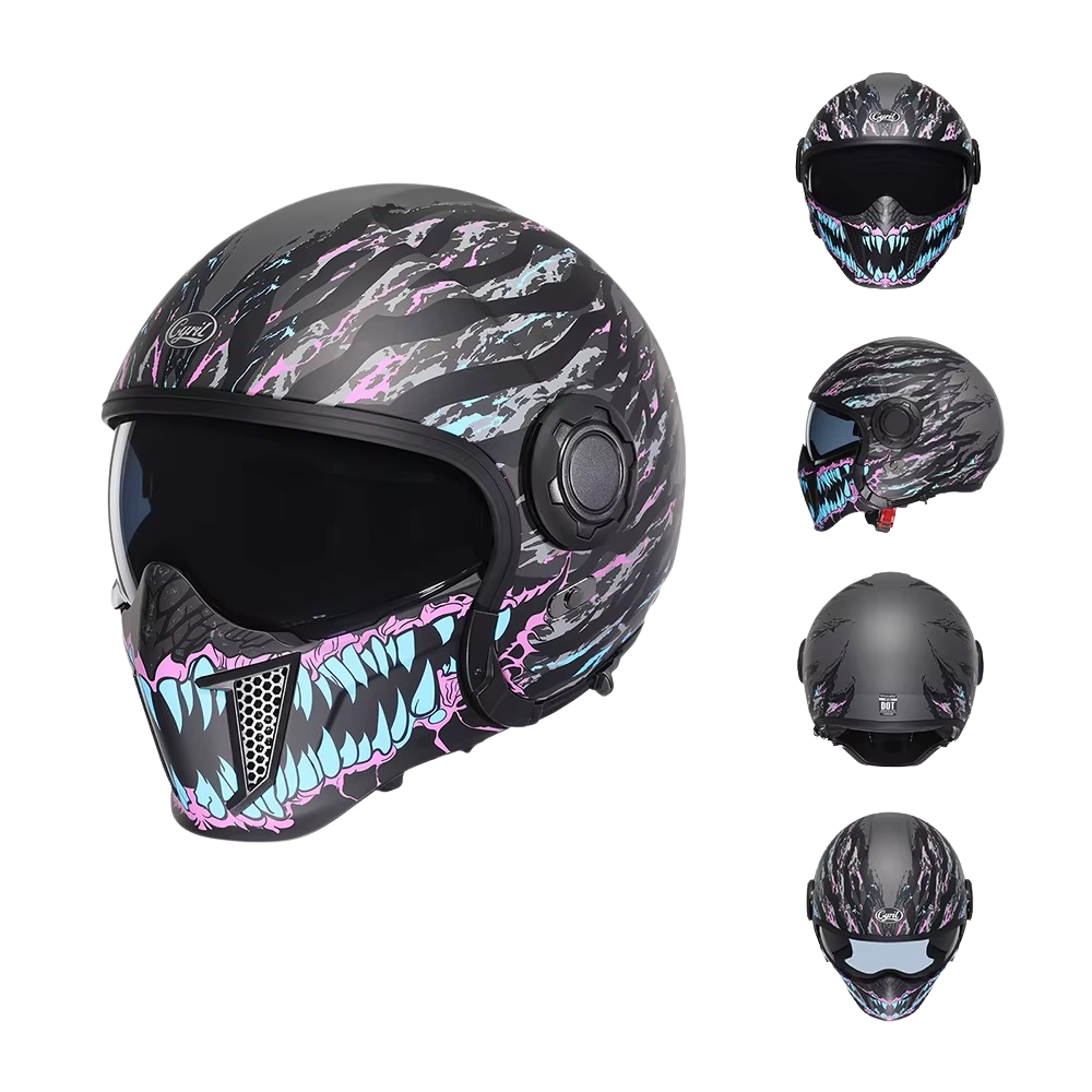 Casque Modulable Moto Homme-Femme VERSATIS – Polyvalence, Homologué ECE
