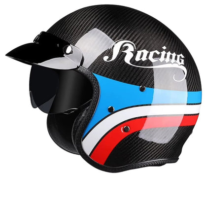 Casque moto jet carbone CarbonEdge™ homme & femme – Ultra léger homologué | Modaktor
