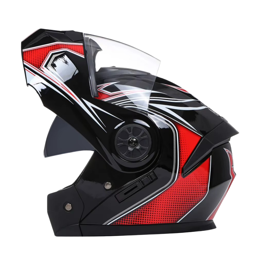 Casque Moto Modulable UNYX™ – Double Visière Anti-Buée & Homologué ECE – Sécurité et Confort Universel