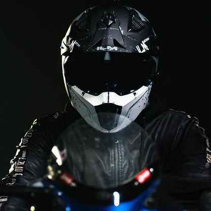 Casque Moto Modulable ILM Homme-Femme – Homologué ECE – Sécurité & Polyvalence 4-en-1