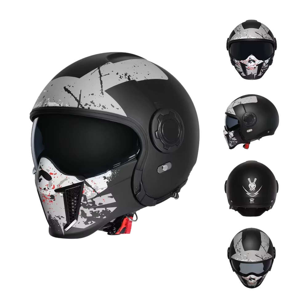 Casque Modulable Moto Homme-Femme VERSATIS – Polyvalence, Homologué ECE