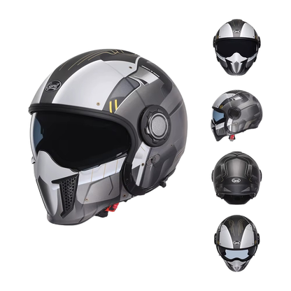 Casque Modulable Moto Homme-Femme VERSATIS – Polyvalence, Homologué ECE