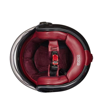 Casque moto Jet Vintage homme - femme Thunder Soul / Homologué ECE