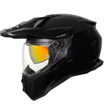 Casque Moto Cross Homologué Blaze – Double Visière, Sécurité & Confort Off-Road
