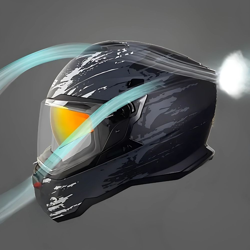 Casque Moto Cross Homologué Blaze – Double Visière, Sécurité & Confort Off-Road