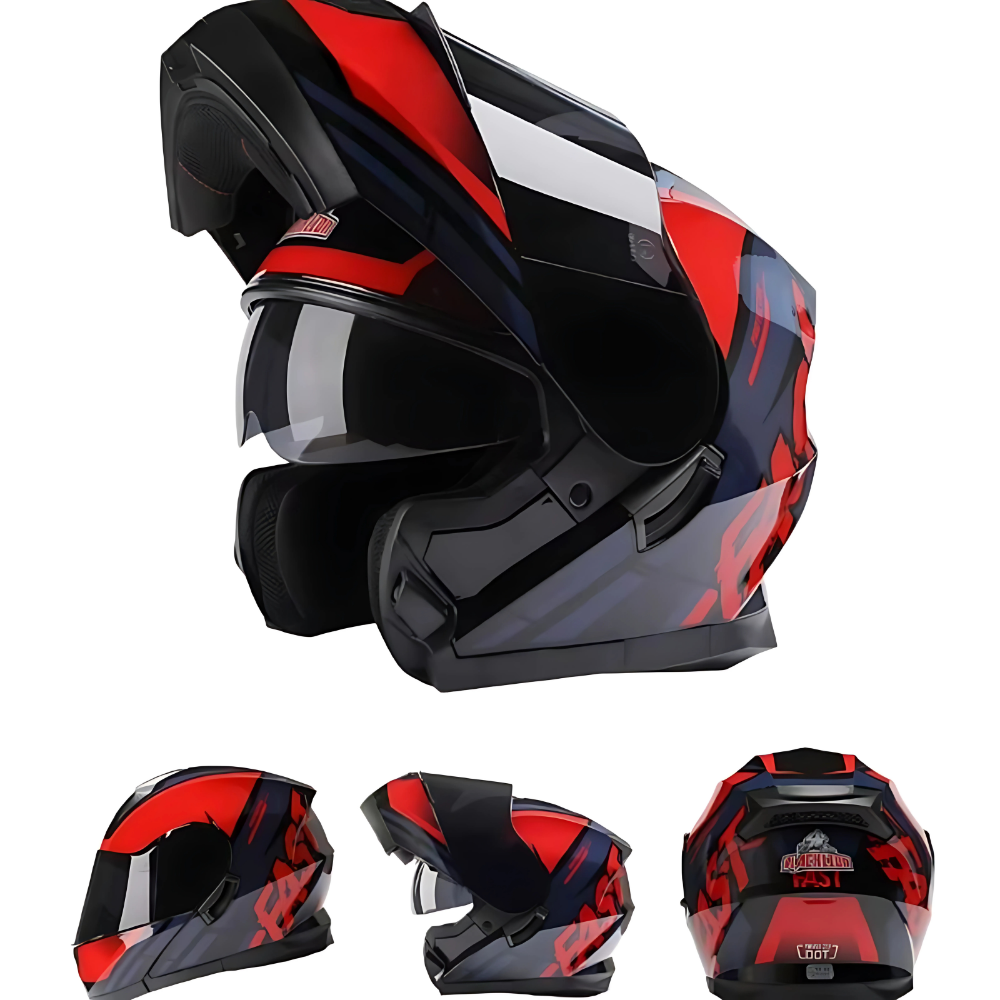 Casque Moto Modulable ROADGUARD™ – Homme-Femme – Homologué ECE – Protection 4 Saisons