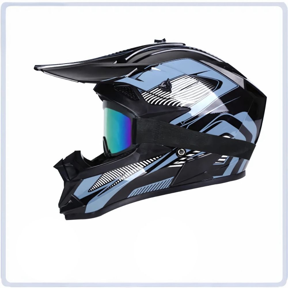 Casque Moto Cross Inferno – Légèreté, Sécurité & Style Agressif