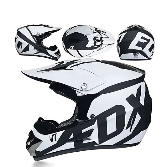 Casque Moto Cross Titan – Sécurité & Confort pour Riders Off-Road