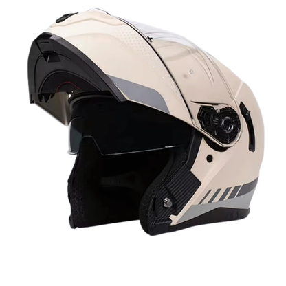 Casque Moto Modulable PROTEK™ – Double Visière, Homologué ECE – Confort, Silence et Protection