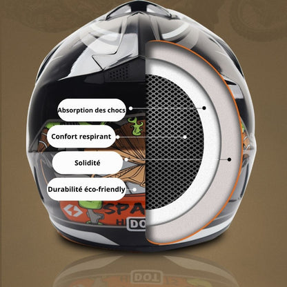 Casque Moto Enfant Homologué – WildRush Kid