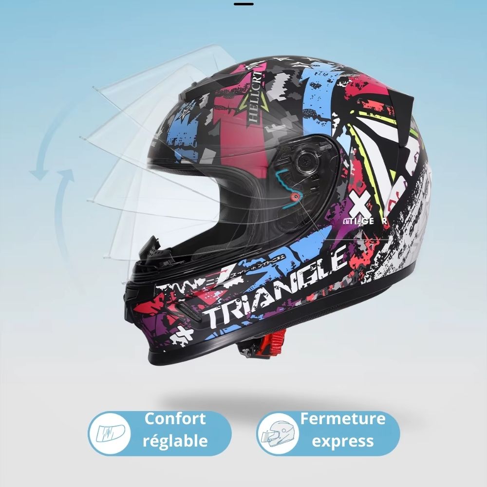 Casque Moto Enfant Homologué ECE – Speedy Kid
