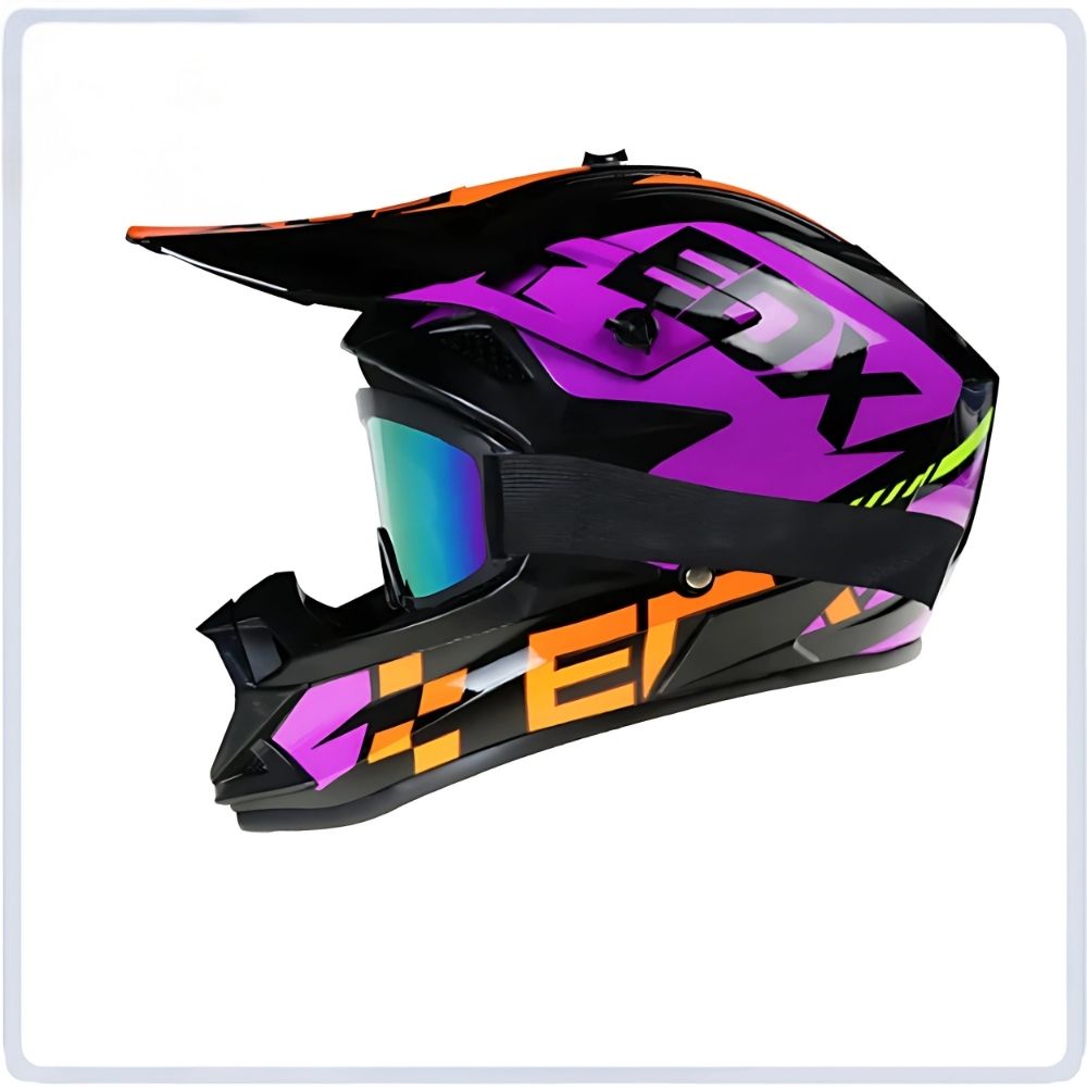Casque Moto Cross Inferno – Légèreté, Sécurité & Style Agressif