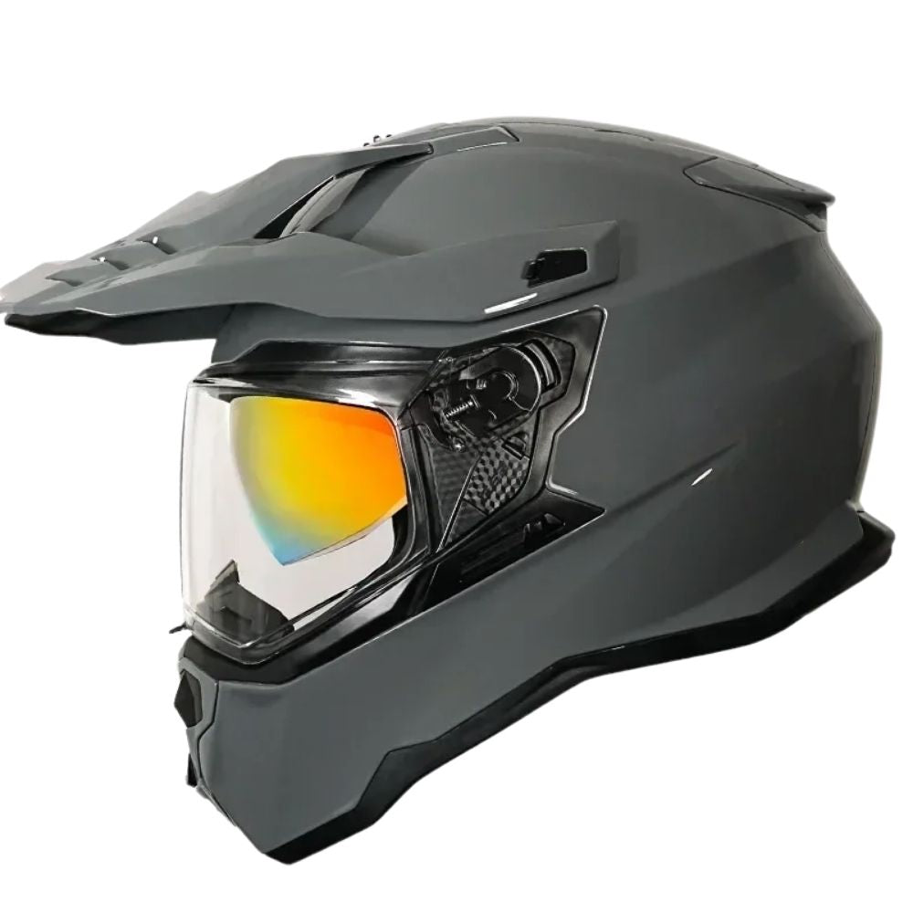 Casque Moto Cross Homologué Blaze – Double Visière, Sécurité & Confort Off-Road