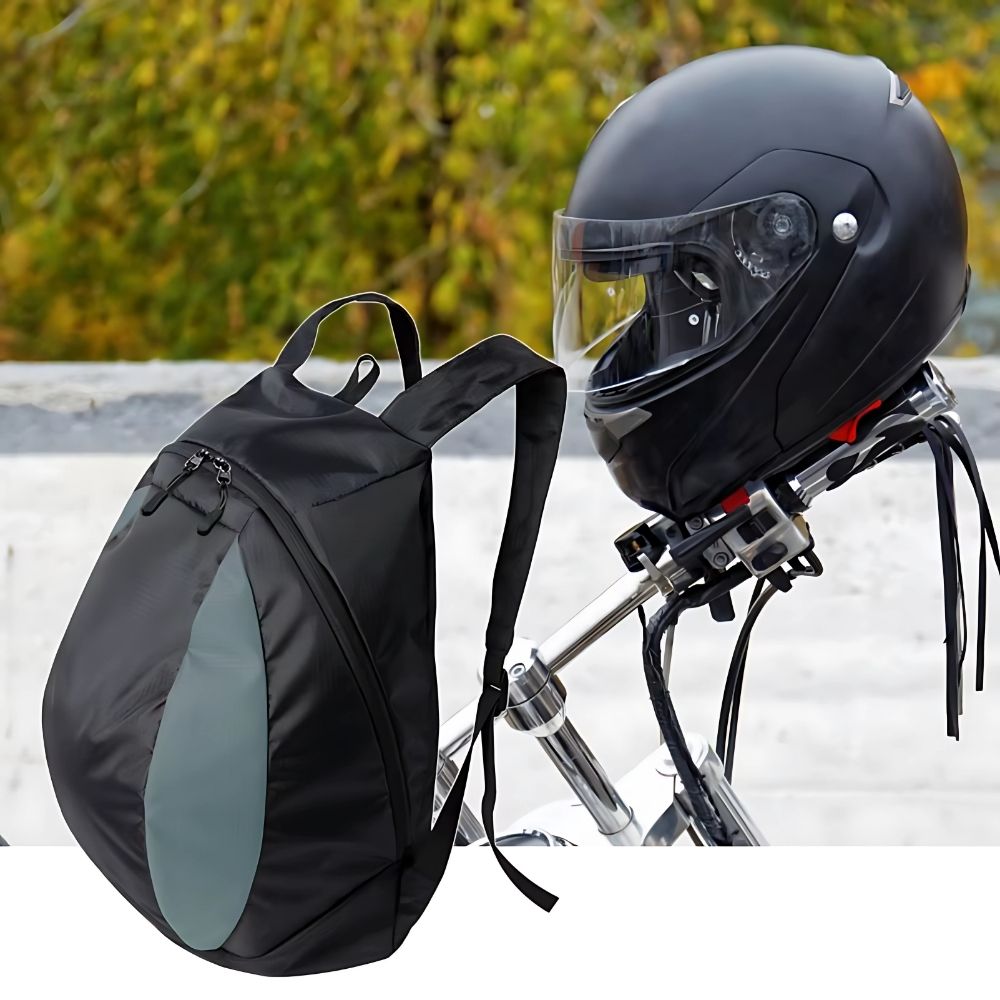 Sac à dos pliable pour casque – Léger, compact et résistant