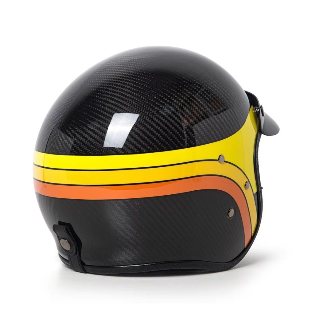 Casque moto jet carbone CarbonEdge™ homme & femme – Ultra léger homologué | Modaktor