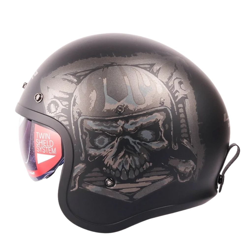 Casque Moto Jet Homme – Femme Iron Fang | Homologué ECE