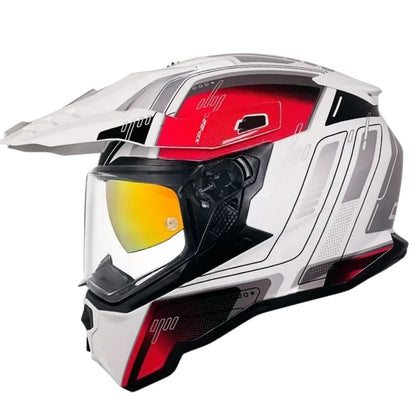 Casque Moto Cross Homologué Blaze – Double Visière, Sécurité & Confort Off-Road