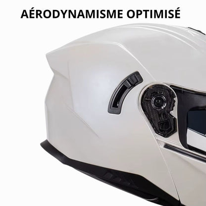 Casque Moto Modulable PROTEK™ – Double Visière, Homologué ECE – Confort, Silence et Protection