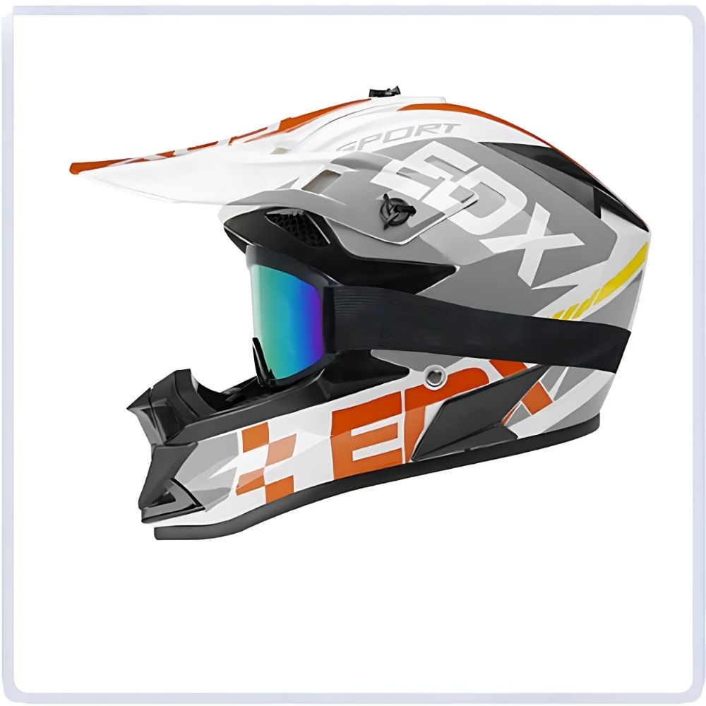 Casque Moto Cross Inferno – Légèreté, Sécurité & Style Agressif