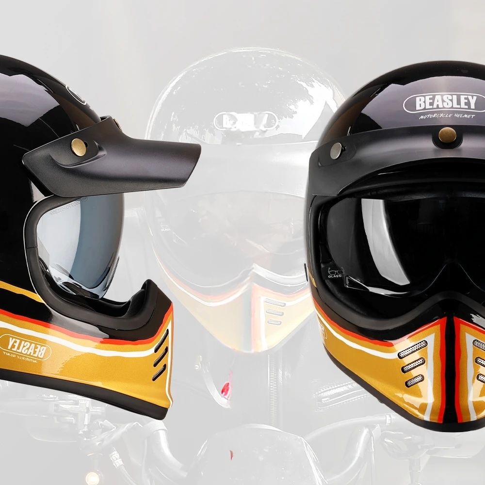 Casque Moto Intégral Homme-Femme | Homologué ECE – GoldRider™