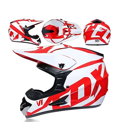Casque Moto Cross Titan – Sécurité & Confort pour Riders Off-Road