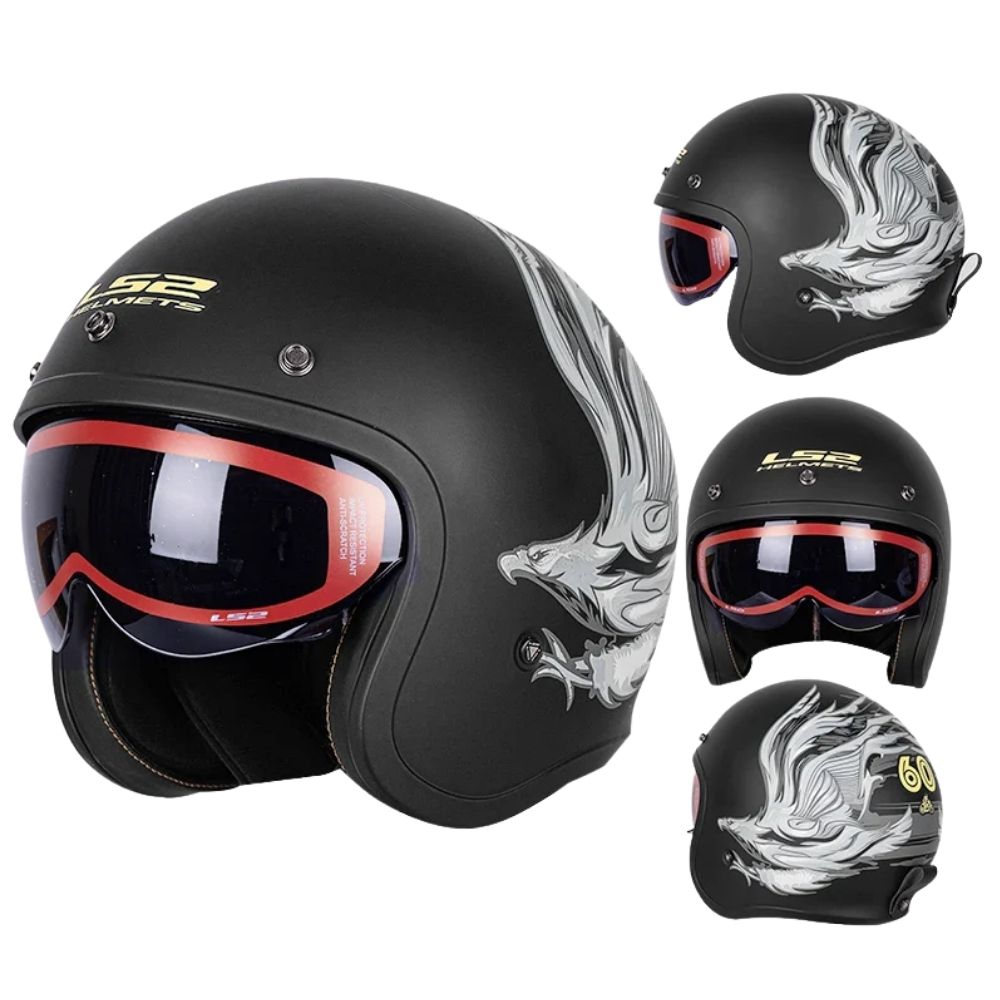 Casque Moto Jet Homme – Femme Iron Fang | Homologué ECE