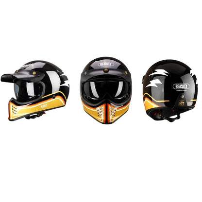 Casque Moto Intégral Homme-Femme | Homologué ECE – GoldRider™