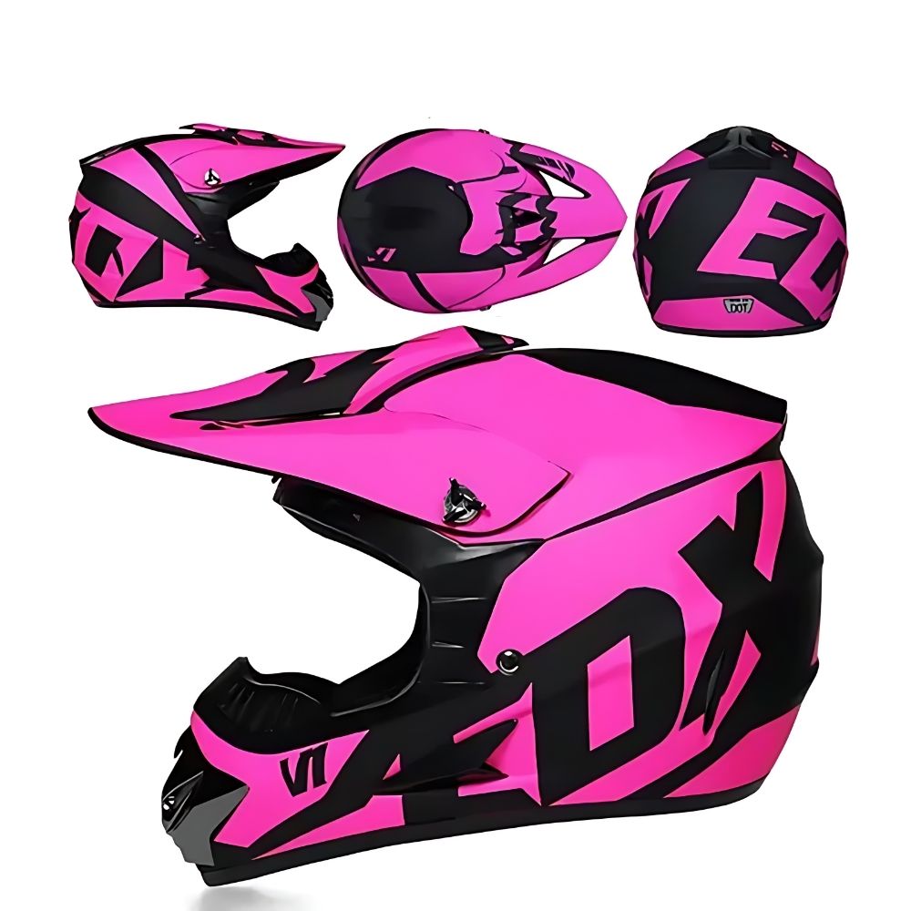 Casque Moto Cross Titan – Sécurité & Confort pour Riders Off-Road