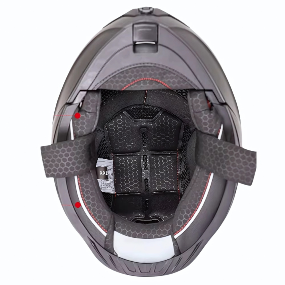 Casque Moto Modulable PROTEK™ – Double Visière, Homologué ECE – Confort, Silence et Protection