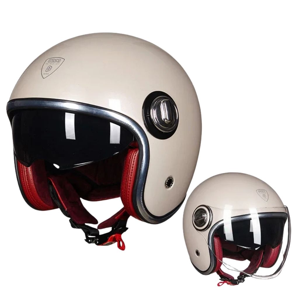 Casque moto Jet Vintage homme - femme Thunder Soul / Homologué ECE