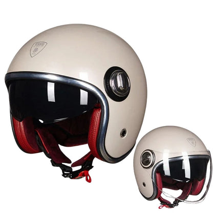 Casque moto Jet Vintage homme - femme Thunder Soul / Homologué ECE