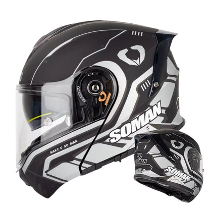 Casque Moto Bluetooth Predator Homologué ECE – Flip-Up