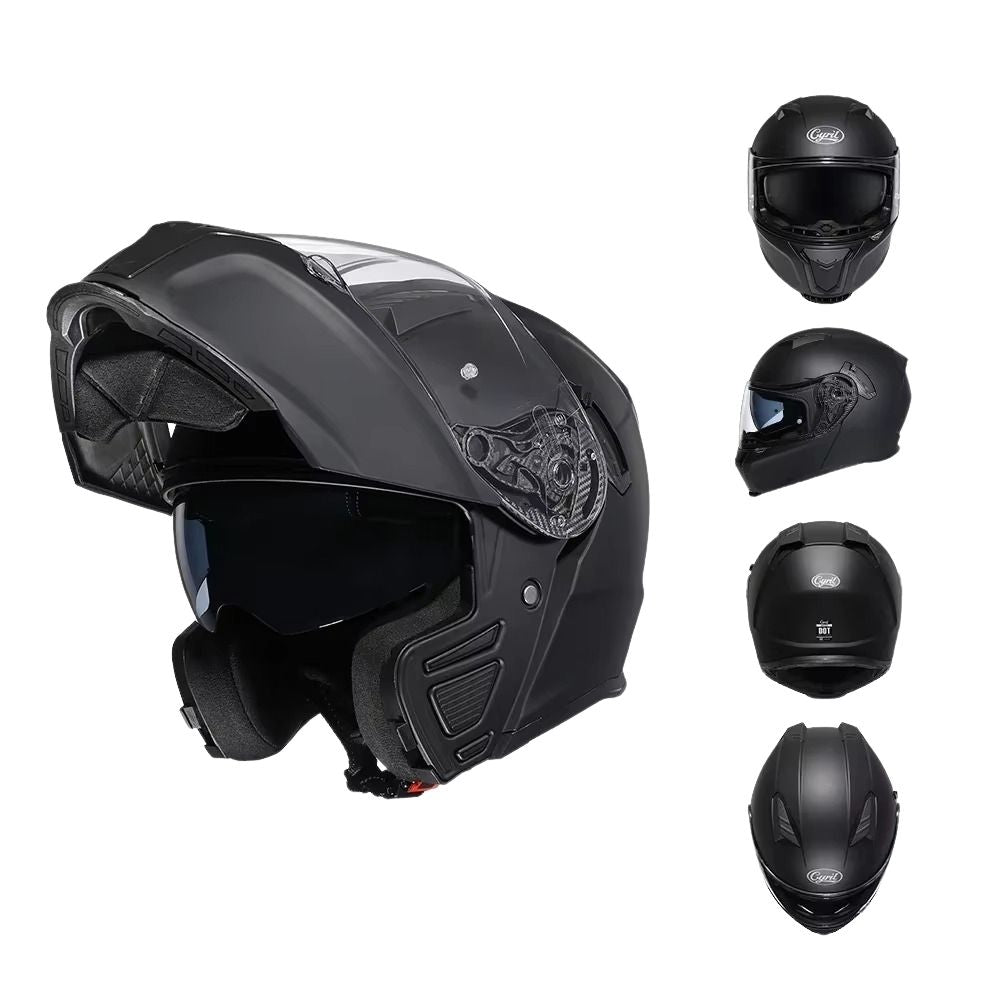 Casque Moto Modulable NEXORA™ – Double Visière Homologué ECE – Protection & Style Urbain Homme-Femme