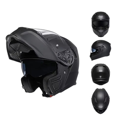 Casque Moto Modulable NEXORA™ – Double Visière Homologué ECE – Protection & Style Urbain Homme-Femme