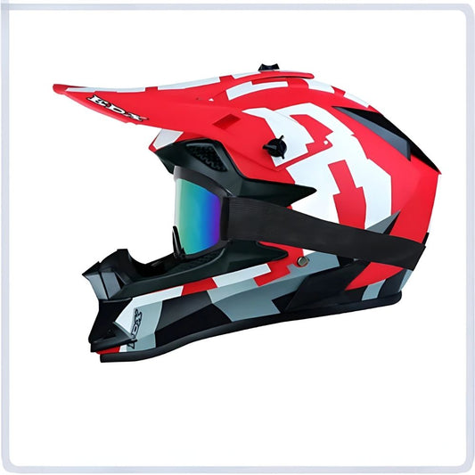 Casque Moto Cross Inferno – Légèreté, Sécurité & Style Agressif