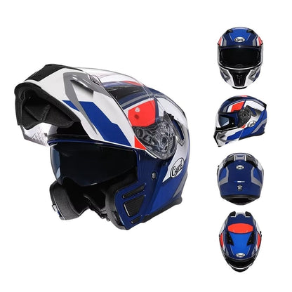 Casque Moto Modulable NEXORA™ – Double Visière Homologué ECE – Protection & Style Urbain Homme-Femme