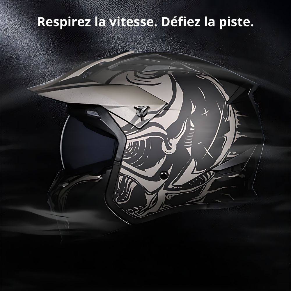 Casque Moto Cross IronClaw – Puissance & Sécurité Off-Road